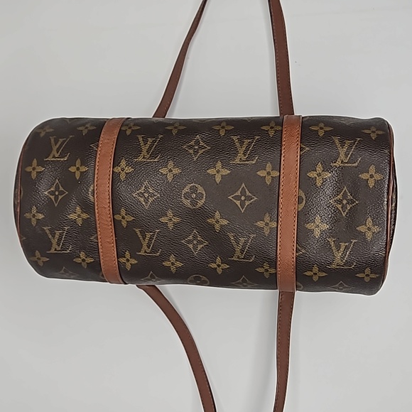 Authentic Louis Vuitton LV Papillon 30 Monogram Barrel Bag w/Dust bag lock & Key - Picture 13 of 16